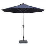 PURPLE LEAF Round Tiltable Patio Umbrella Poolside Porch Table Umbrella