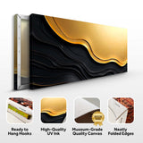 Black And Gold Minimalist Abstract V