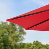 PATIO TREE 11ft Patio Octagon Market Umbrella with Sunbrella® Fabric (Jockey Red)