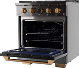 Kucht 30" Freestanding Dual Fuel Range Liquid Propane KXD30/LP
