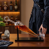 Kunai Decanter, 1 Piece, 25oz Clear Borosilicate Crystal