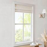 Total Blackout Cordless Roman Shade Linen
