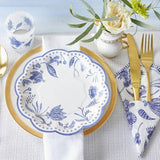 Blue Willow 7 in Paper Plates Set of 16