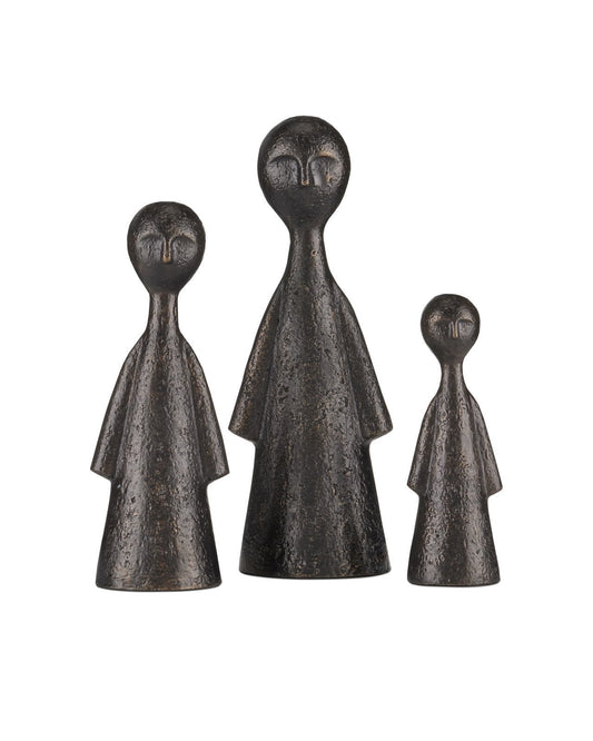 Ganav Bronze Figure Set of 3