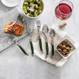 Laguiole Connoisseur 20-Piece 18/10 Ss Douglas Fir Flatware