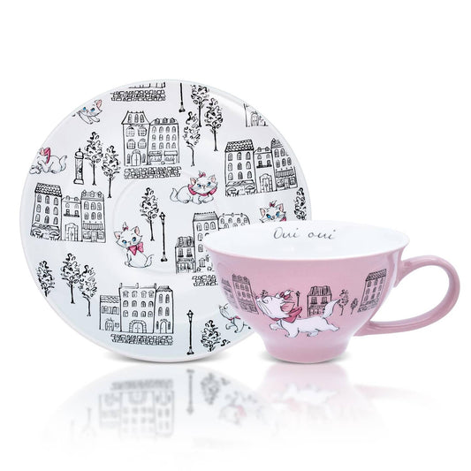 Disney Marie Aristocats Ceramic Teacup & Saucer Set