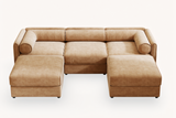 HARMONY 109" 3-Seater Sofa with 2 Ottomans