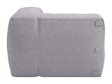 Luanda Corner Chair Gray
