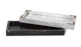 Black Mirrored Marble Tray