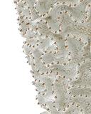 Swirl Large White Vase