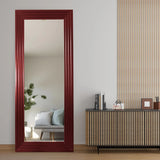 Delano Mirror - Glossy Burgundy