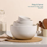 KooK Ceramic Nesting Bowls 18-140 oz, Set of 4