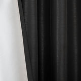 Twist Tab Lined/Total Blackout Window Curtain Panel, Black