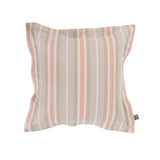Indoor/Outdoor Puff Scroll Ottoman Dune Terra Cover Only