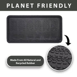 Footsteps 2 Pack Rubber Boot Tray Floor Protector