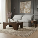 Indulge - Linen 2 Seat Modular Armless Sofa