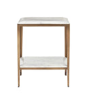 Oblique Marble Side Table