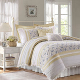 Wholesale Shabby Chic 9-Piece Comforter/Duvet Cover Set, Yellow