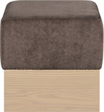 Havre - Ottoman / Stool With Natural Base