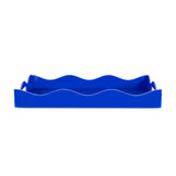 Spangle Scalloped Tray Blue