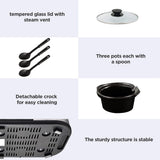 Royalcraft Triple Slow Cooker Buffet Servers and Warmer