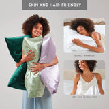 Luxury Satin 6-Piece Sheet Set, White