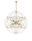 Zenda Gold Orb Chandelier