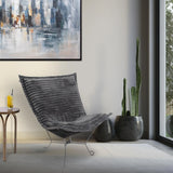 Puff Chair Shar Pei Charcoal/Black