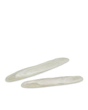 Milky White Tray Set of 2