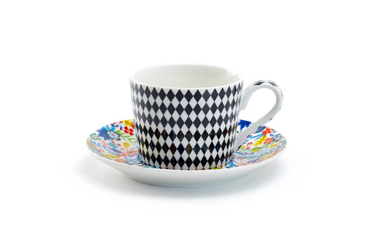 Gracie Mad Hatter 7oz Bone China Cup & Saucer