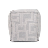 Tall Square Indoor/Outdoor Pouf Syros Fog