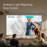 100''-200'' CineContrast Fixed Frame Soft Gray Screen