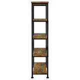 Analiese 63-inch 4-shelf Bookshelf Rustic Nutmeg