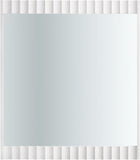 Modernist Glass Mirror - Chic Industrial Style with Sculptural Design for Contemporary Home Decor