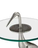 Crane Silver Accent Table