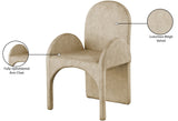 Summer Contemporary Dining Arm Chair Set of 2 - Luxurious Upholstery, Durable Steel Frame Design