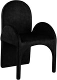 Summer Contemporary Dining Arm Chair Set of 2 - Luxurious Upholstery, Durable Steel Frame Design