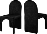 Summer Luxurious Contemporary Dining Chairs - Stylish Set of 2 with Durable Steel Frame
