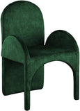 Summer Contemporary Dining Arm Chair Set of 2 - Luxurious Upholstery, Durable Steel Frame Design