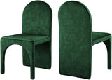 Summer Luxurious Contemporary Dining Chairs - Stylish Set of 2 with Durable Steel Frame