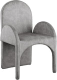 Summer Contemporary Dining Arm Chair Set of 2 - Luxurious Upholstery, Durable Steel Frame Design