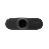 Beltram Black Modern Styled Ceramic Open Vase