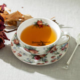 Poison Potion Floral 8oz Porcelain Tea Cup Set