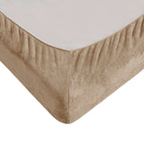 Micro Plush Solid Sheet Set, Taupe