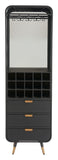 Magara Bar Cabinet Black