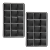 Perfect Cube Silicone Ice Molds - Set of 2