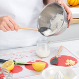 Flex-Core® Mini Spatula + Spoonula with Wood Handle