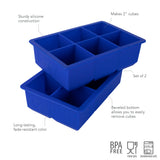 King Cube Silicone Ice Molds - Set of 2