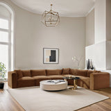 Shaggy - Fabric 6 Piece Modular Corner Sectional