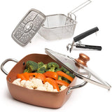 Moss & Stone 5-Piece Copper Chef Cookware Set